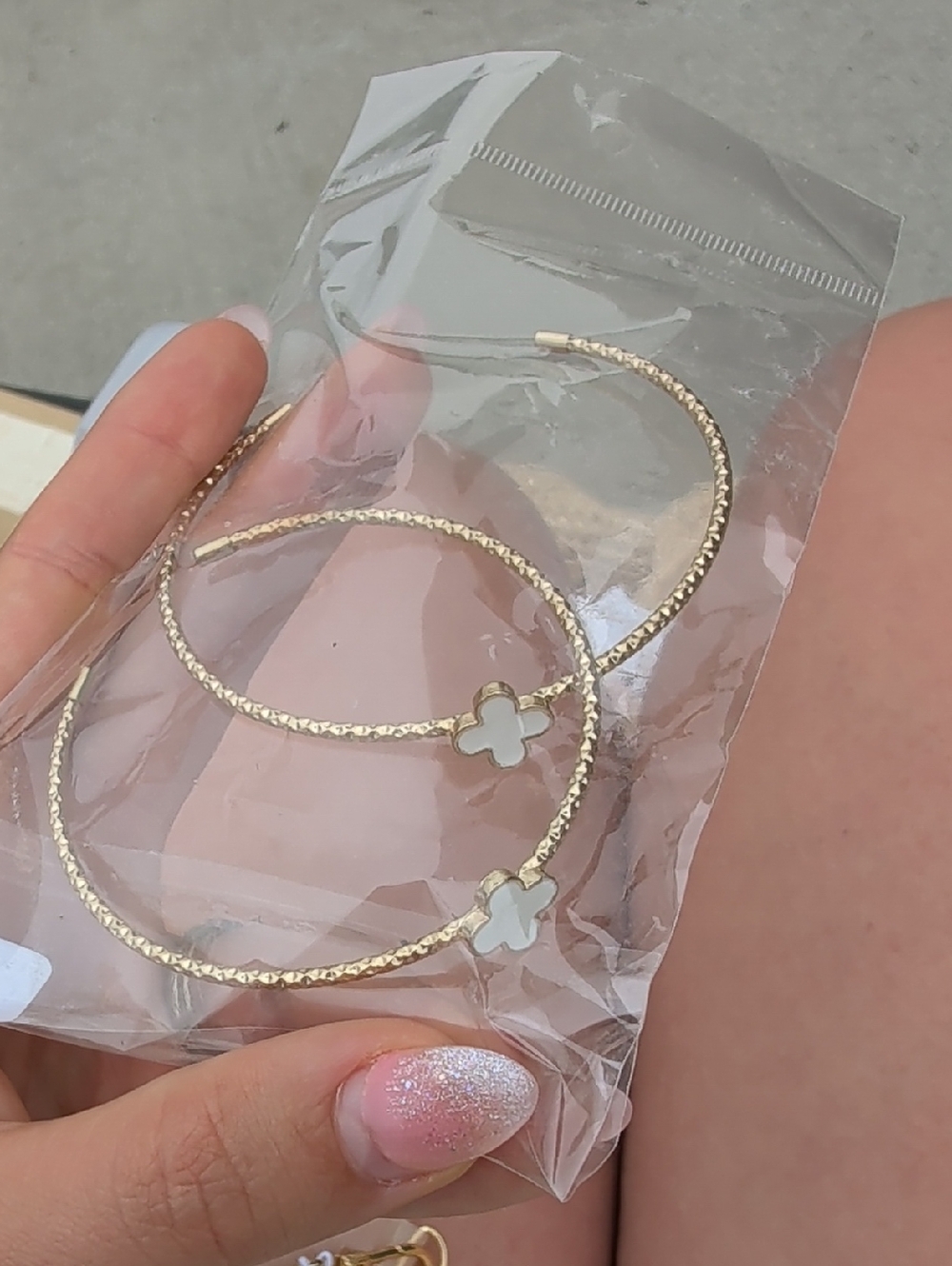 Set Of 2 Gold Clover Cuffs - Women Jewelry
